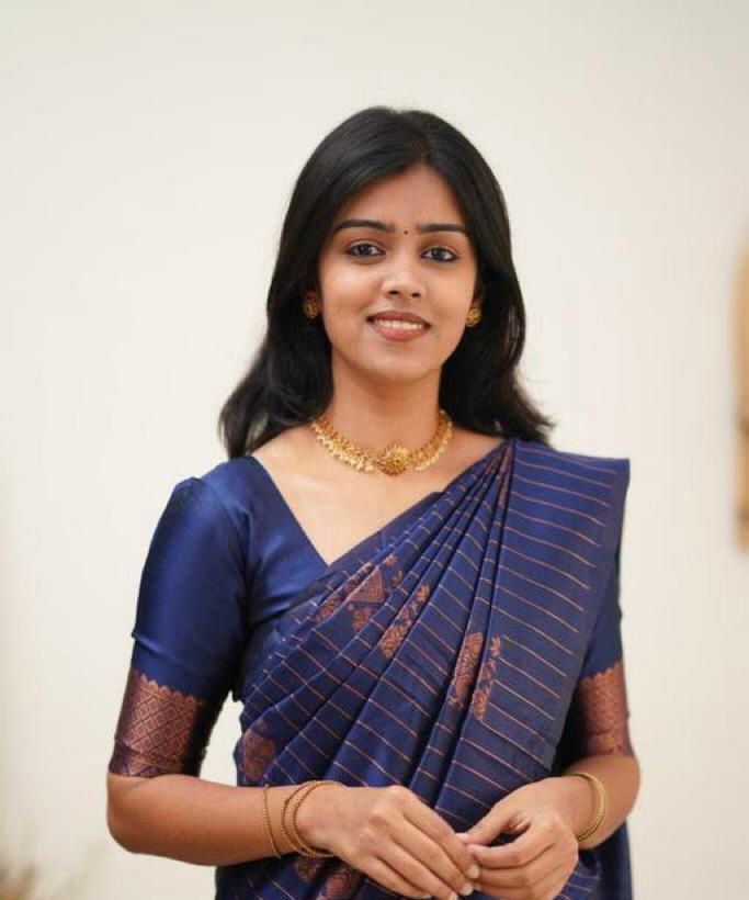 Delightful  Blue Soft Banarasi Silk Saree With Prettiest Blouse Piece