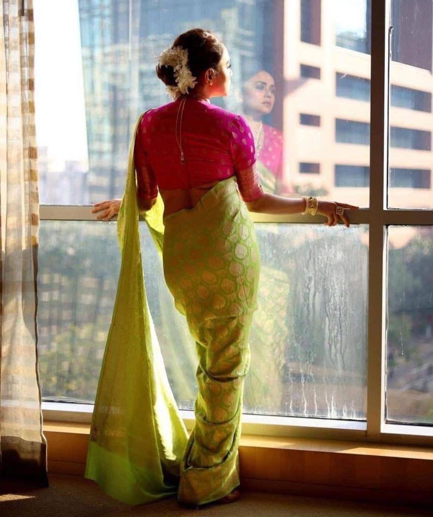 Opulent Parrot Soft Silk Saree With Susurrous Blouse Piece
